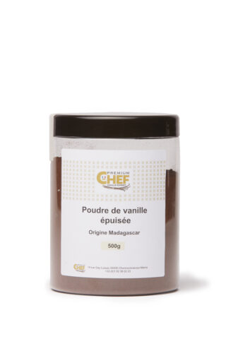 poudre de vanille épuisée