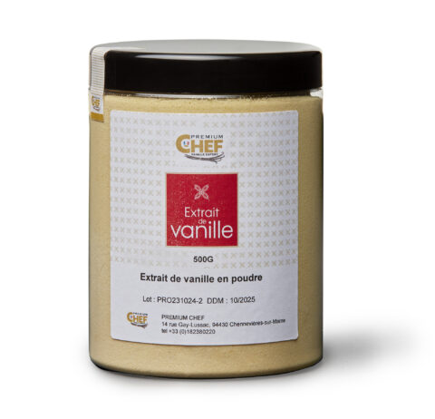 pot extrait de vanille en poudre 500G FB