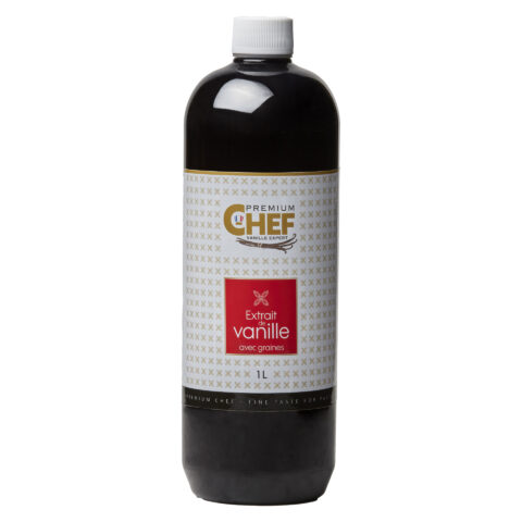 Extrait de vanille avec graines